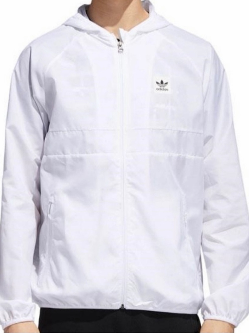 ADIDAS Originals Blackbird Hooded Lightweight Windbreaker - Men’s XL - NWOT